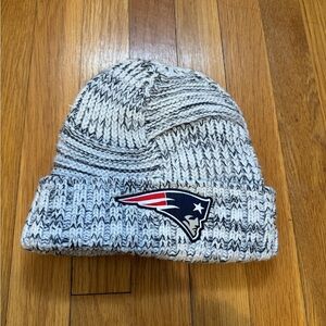 Patriots New Era Gray Knit Hat